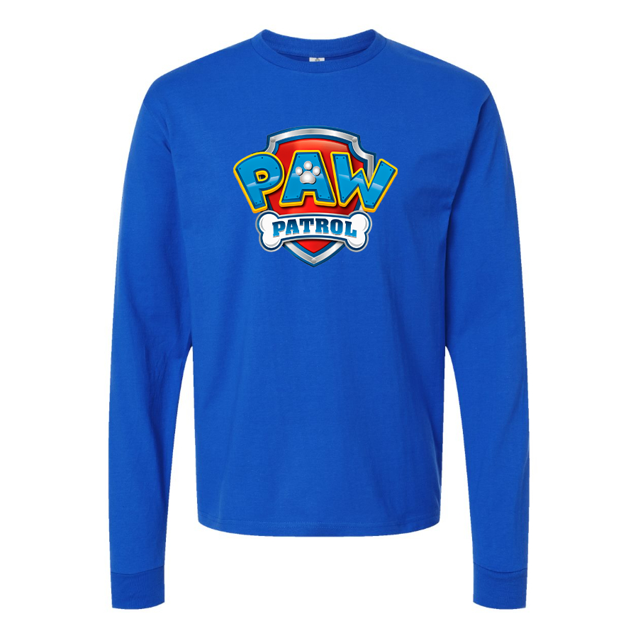 Men's Paw Patrol Cartoon Long Sleeve T-Shirt
