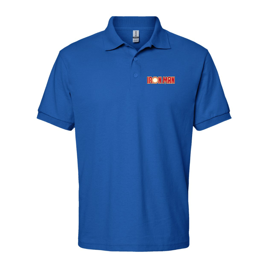 Men's Iron Man Marvel Superhero Dry Blend Polo