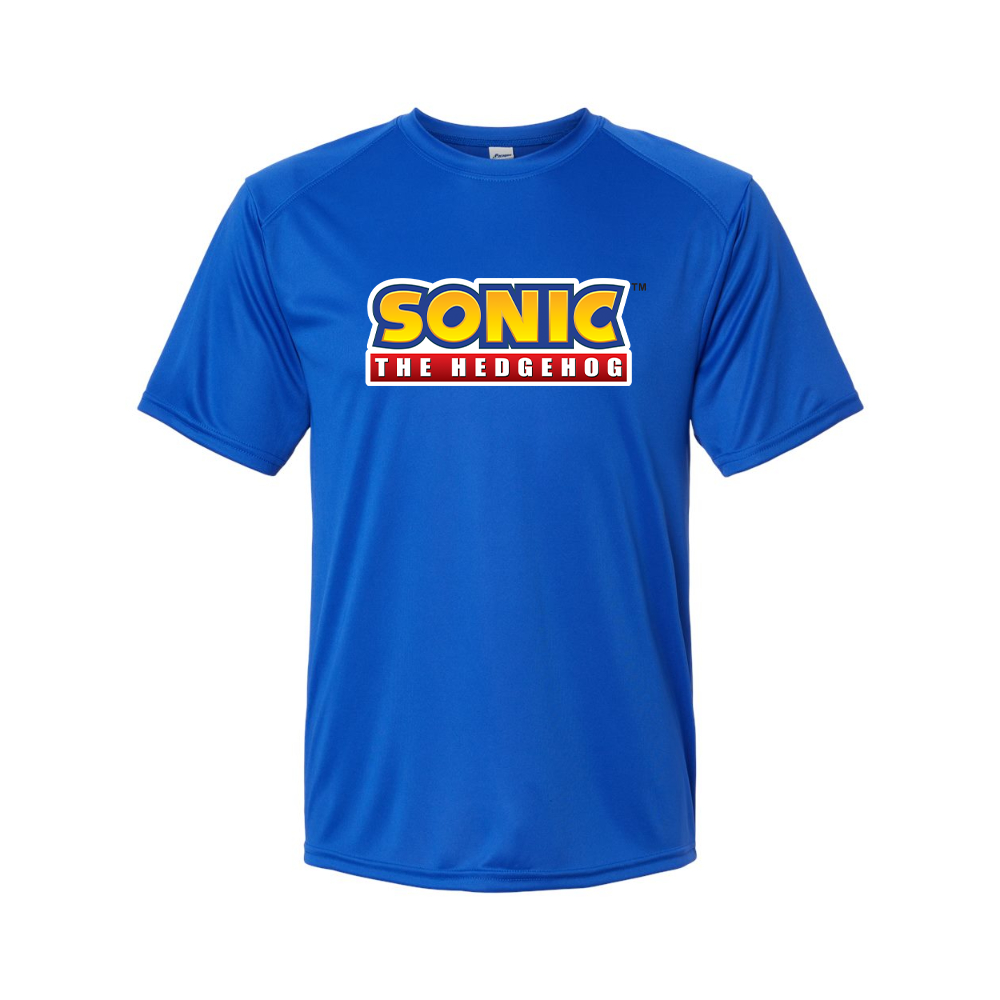 Men'sSonic The Hedgehog Cartoon Performance T-Shirt