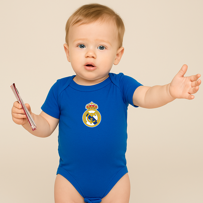 Baby Real Madrid Soccer Romper Onesie