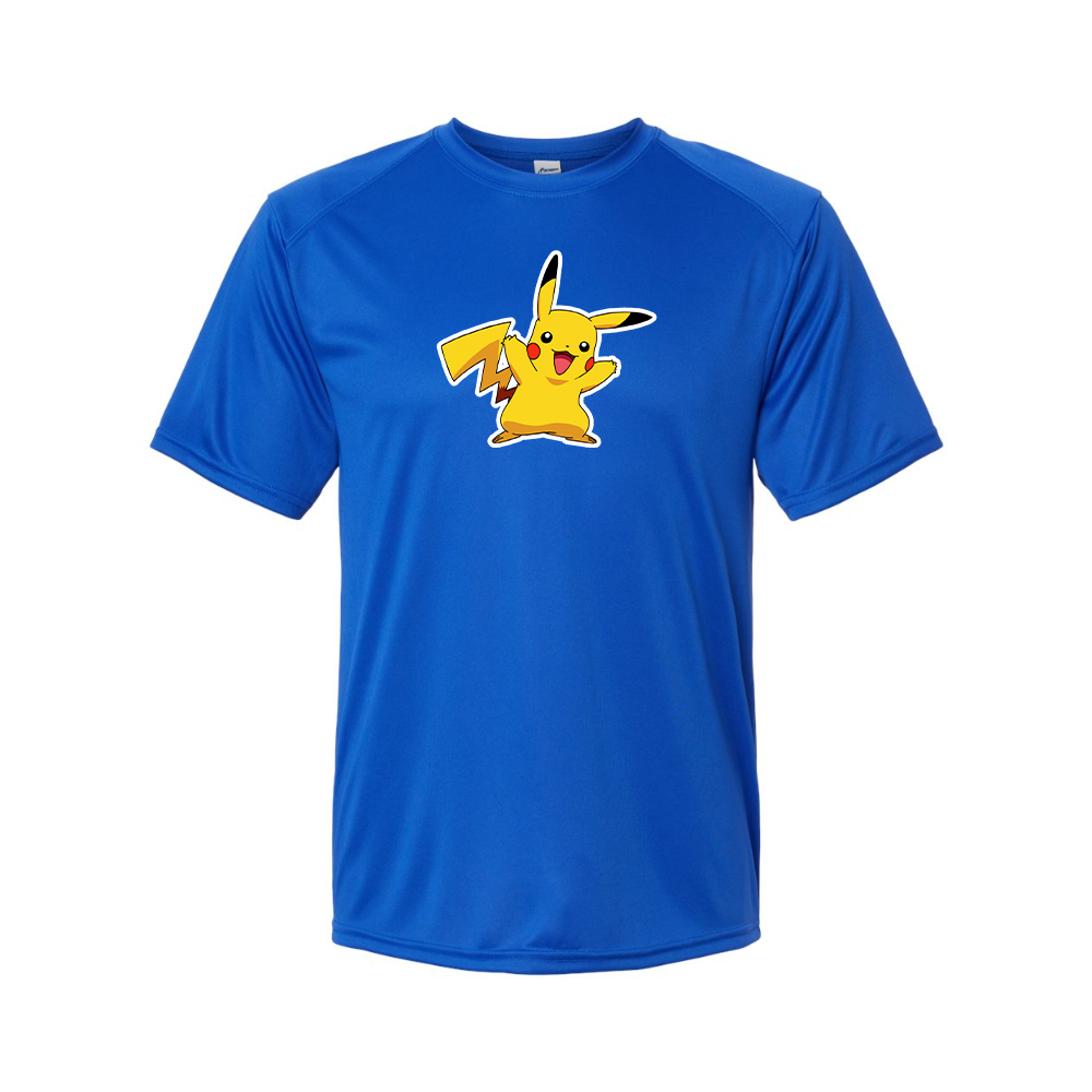 Men's Pikachu Cartoon Performance T-Shirt