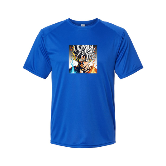 Youth Kids Goku Fire Dragon Ball Z Cartoon Performance T-Shirt