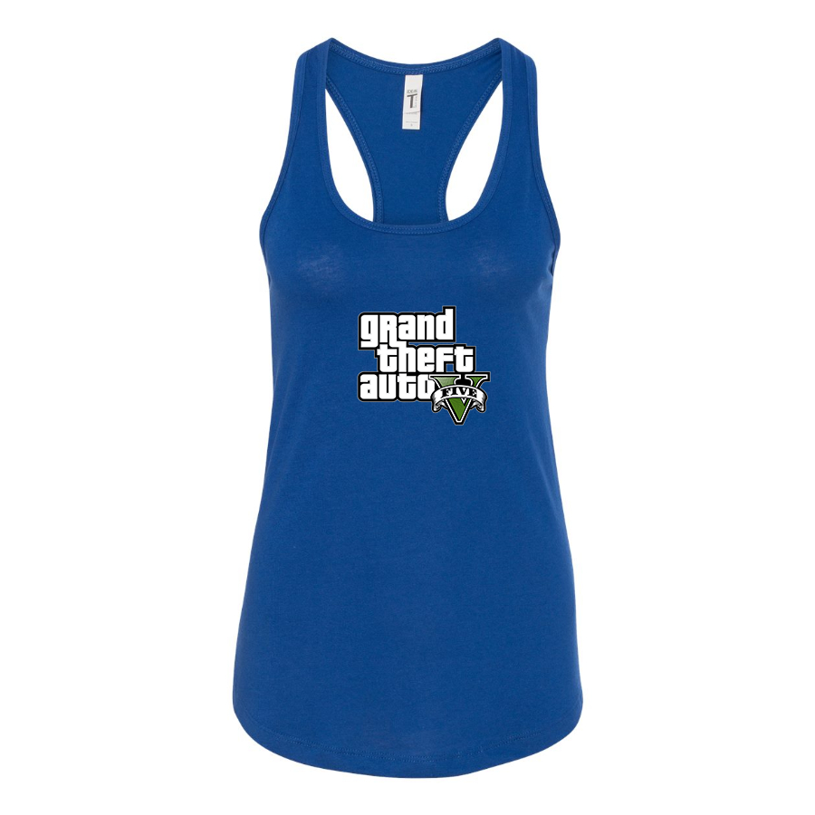 Women's GTA 5 Grand Theft Auto V Racerback Tank Top Game