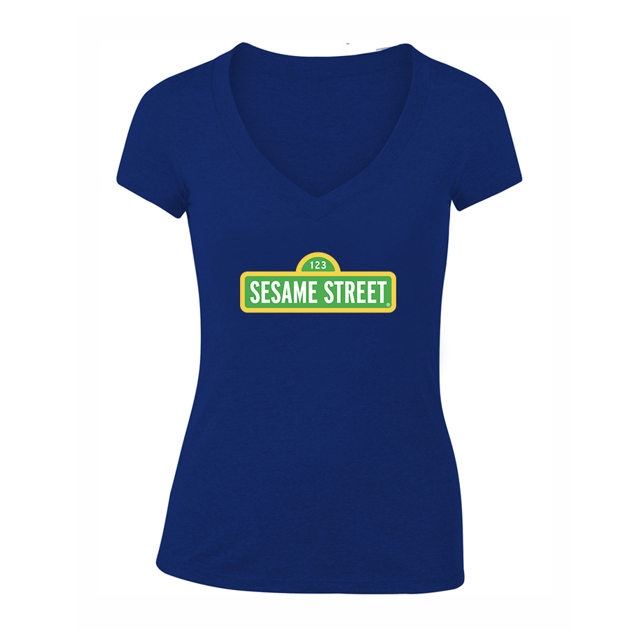 Women's Sesame Street Show V-Neck T-Shirt