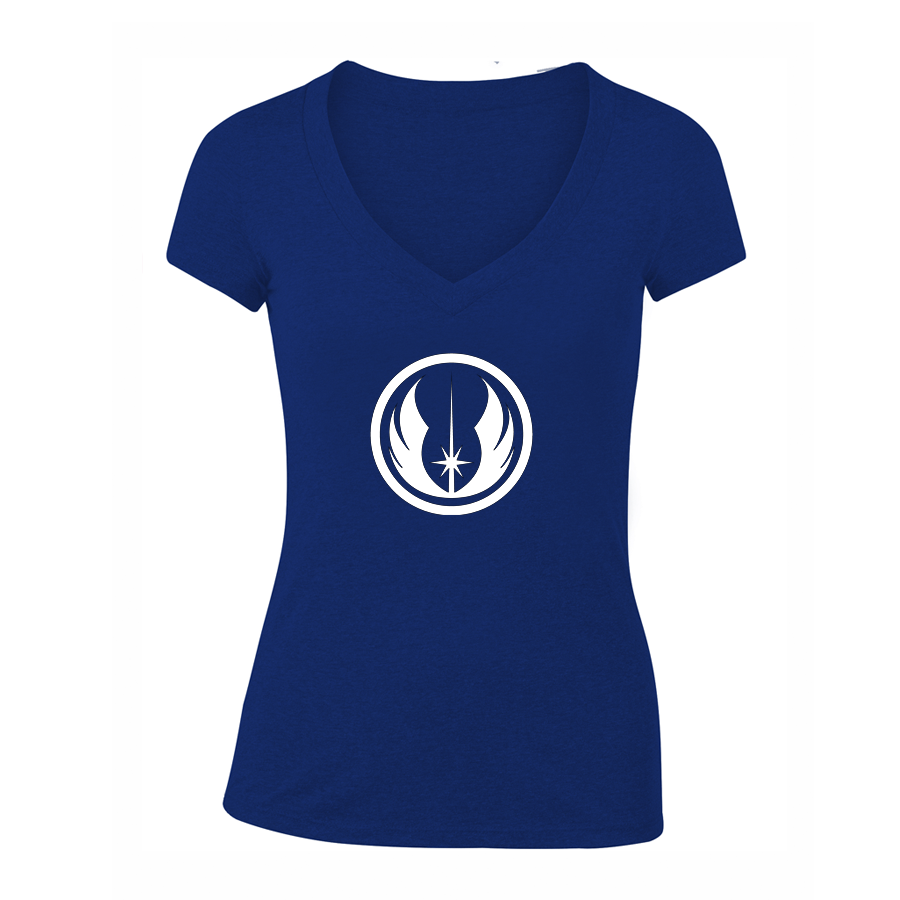 Women's Jedi Star Wars Movie V-Neck T-Shirt