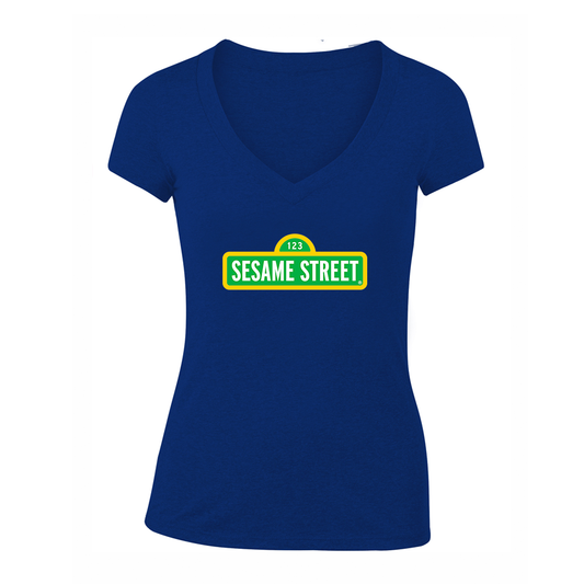 Women's Sesame Street Show V-Neck T-Shirt