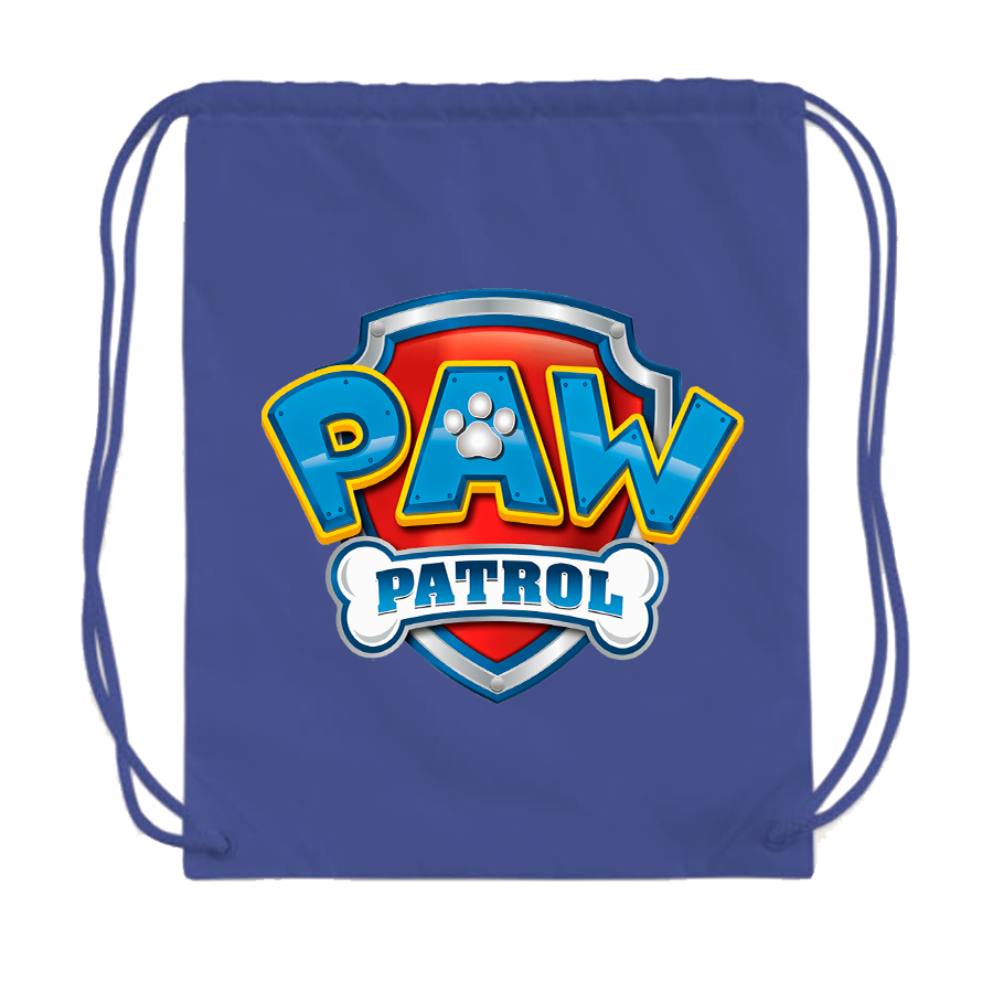 Paw Patrol Cartoon Drawstring Bag