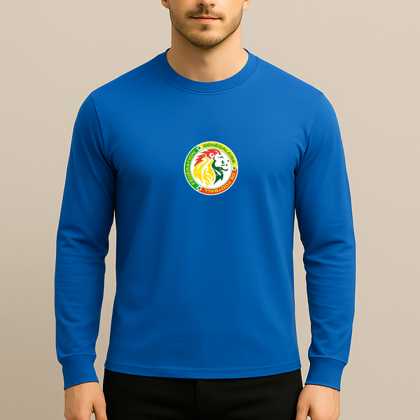 Men's Senegal National Soccer Team Long Sleeve T-Shirt