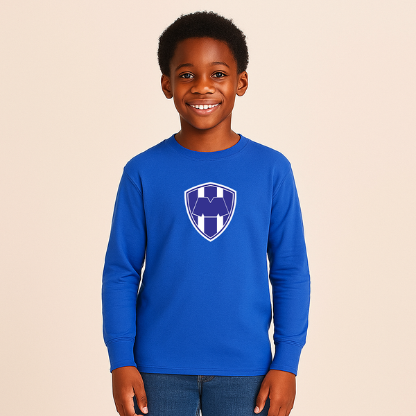Youth Kids Monterrey FC Long Sleeve T-Shirt