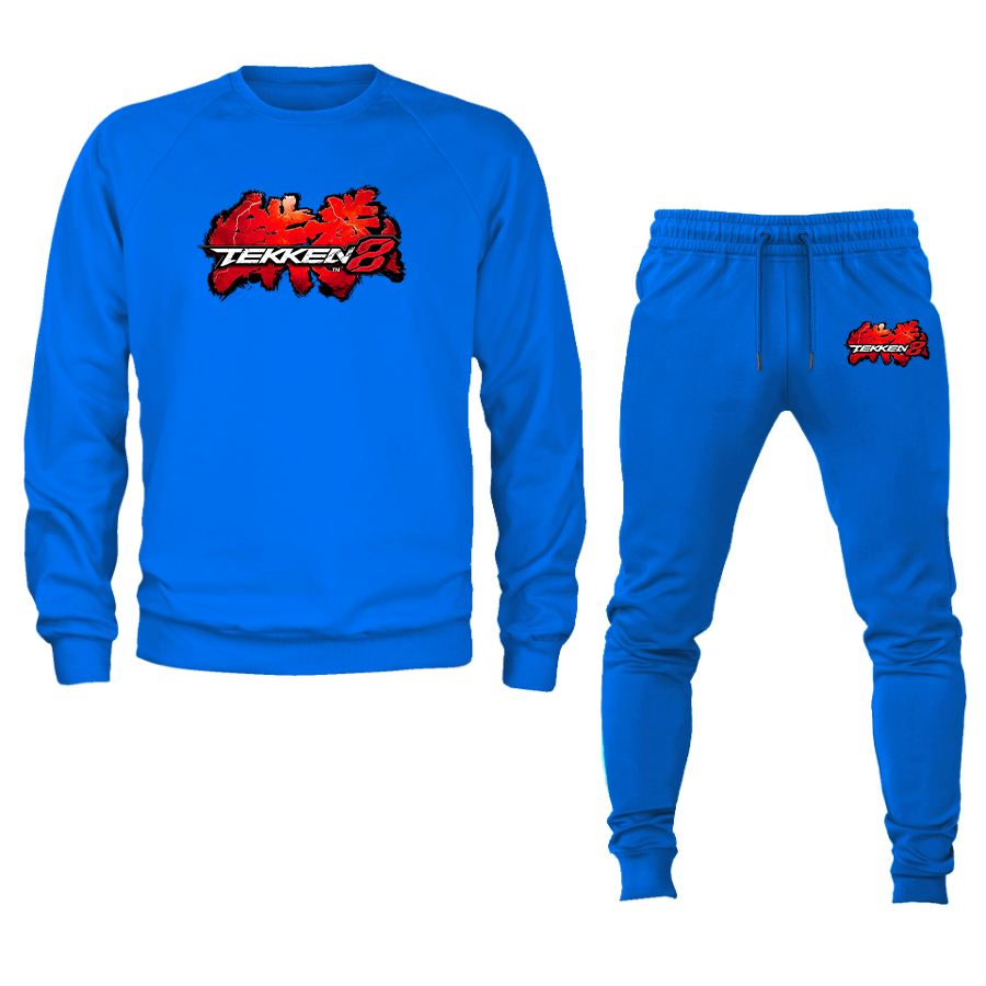 Men's Tekken 8 Game PS5 Crewneck Sweatshirt Joggers Suit