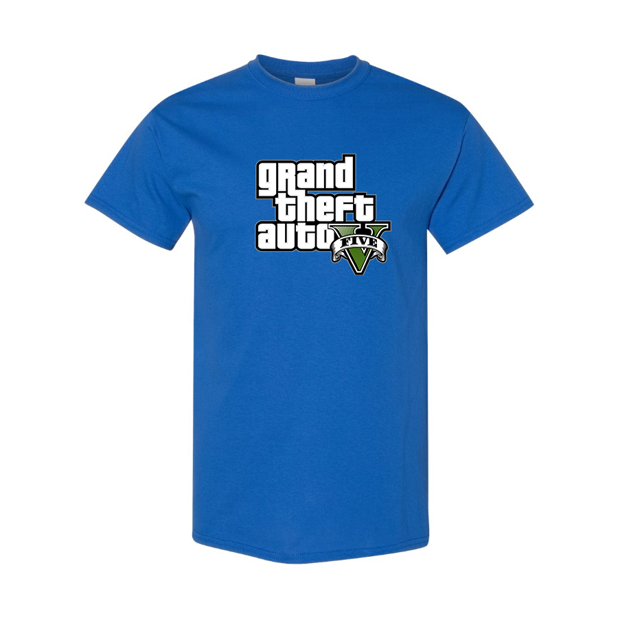 Men's GTA 5 Grand Theft Auto V Cotton T-Shirt Game