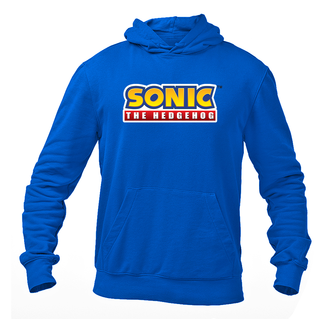 Men's Sonic The Hedgehog Cartoon Pullover Hoodie