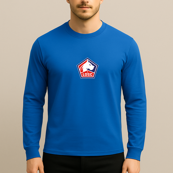 Men's Lille Olympique FC Long Sleeve T-Shirt