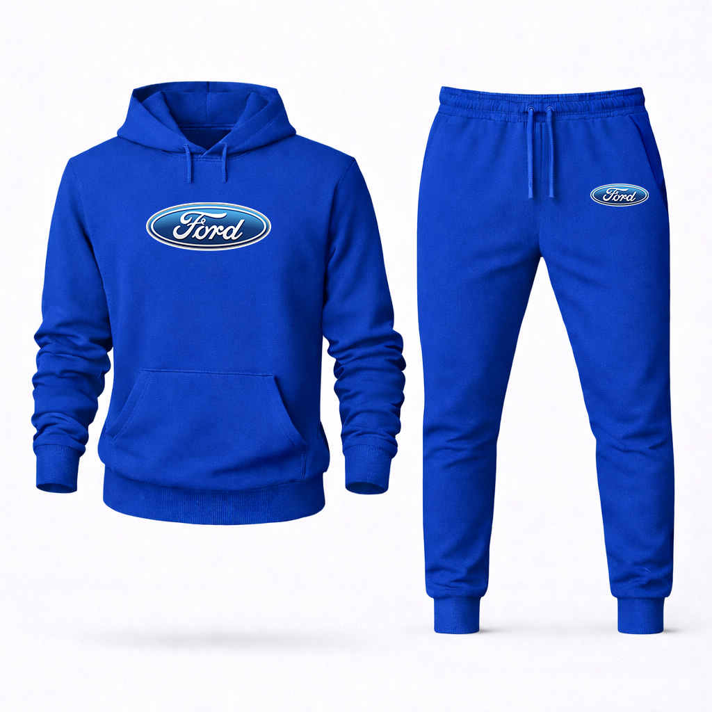 Men's Ford Car Hoodie Joggers Set