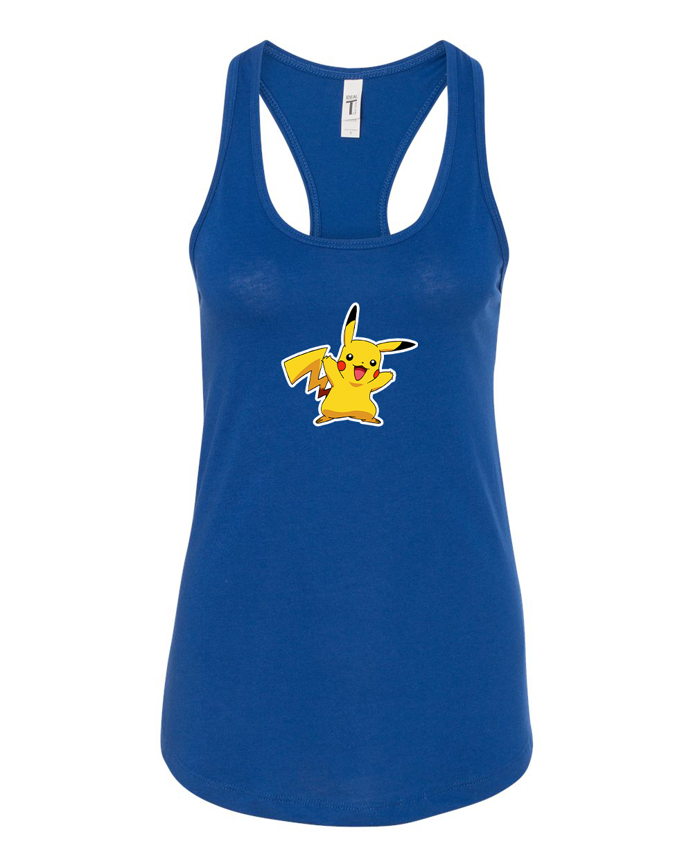 Women's Pikachu Cartoon Racerback Tank Top