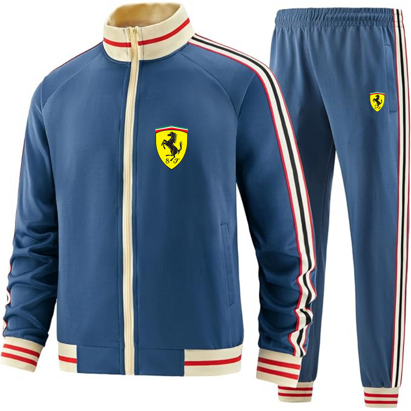 Men's  Ferrari Motorsport Car - Premium Two-Piece Designer Tracksuit