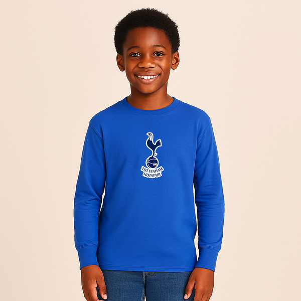 Youth Kids Tottenham Hotspur F.C. Soccer Long Sleeve T-Shirt