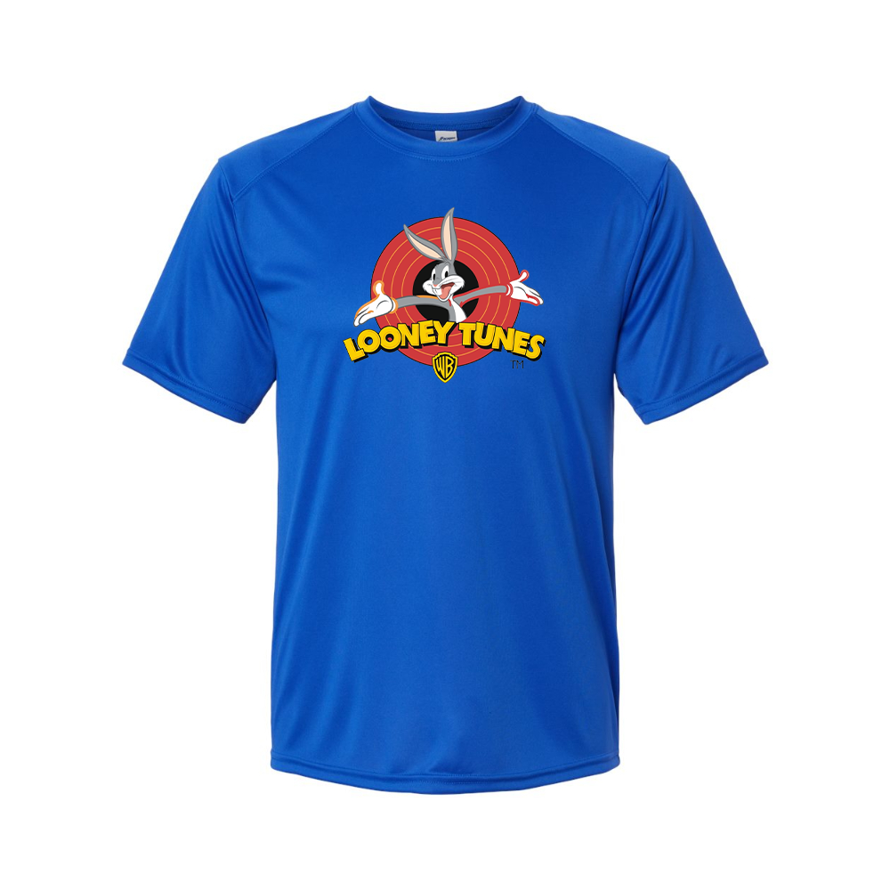 Youth Kids Looney Tunes Warner Brothers Cartoon Performance T-Shirt