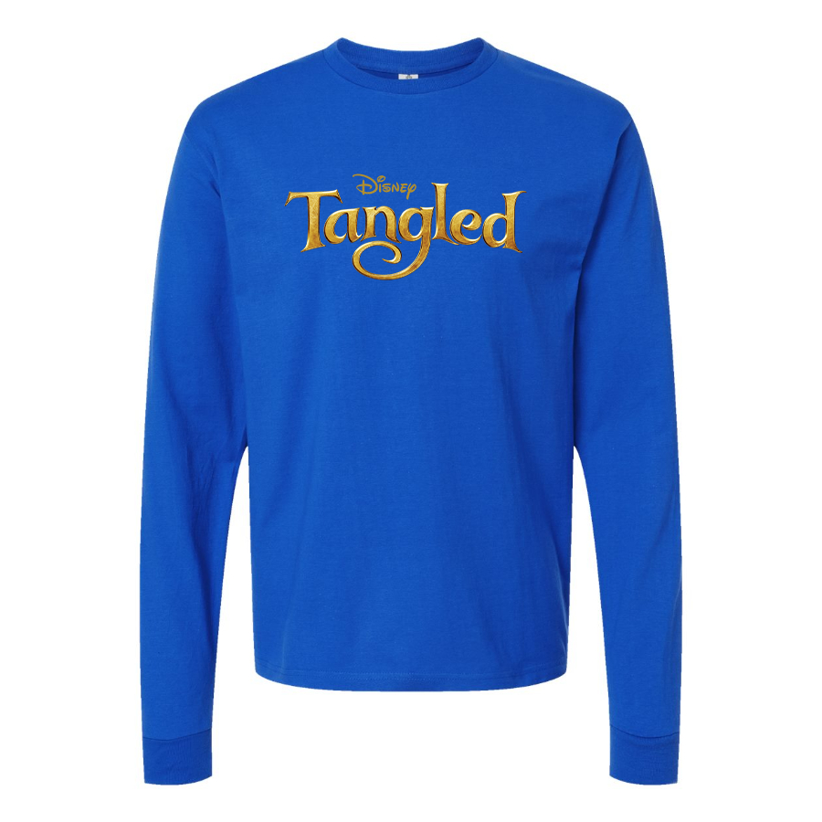 Youth Kids Tangled Disney Cartoon Long Sleeve T-Shirt