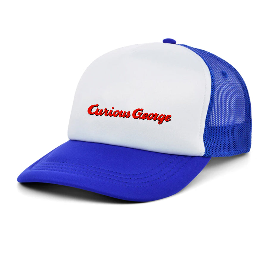 Curious George Cartoon Trucker Hats