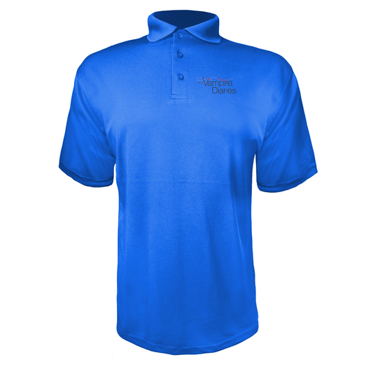 Men's The Vampire Diaries Series Show Polyester Polo