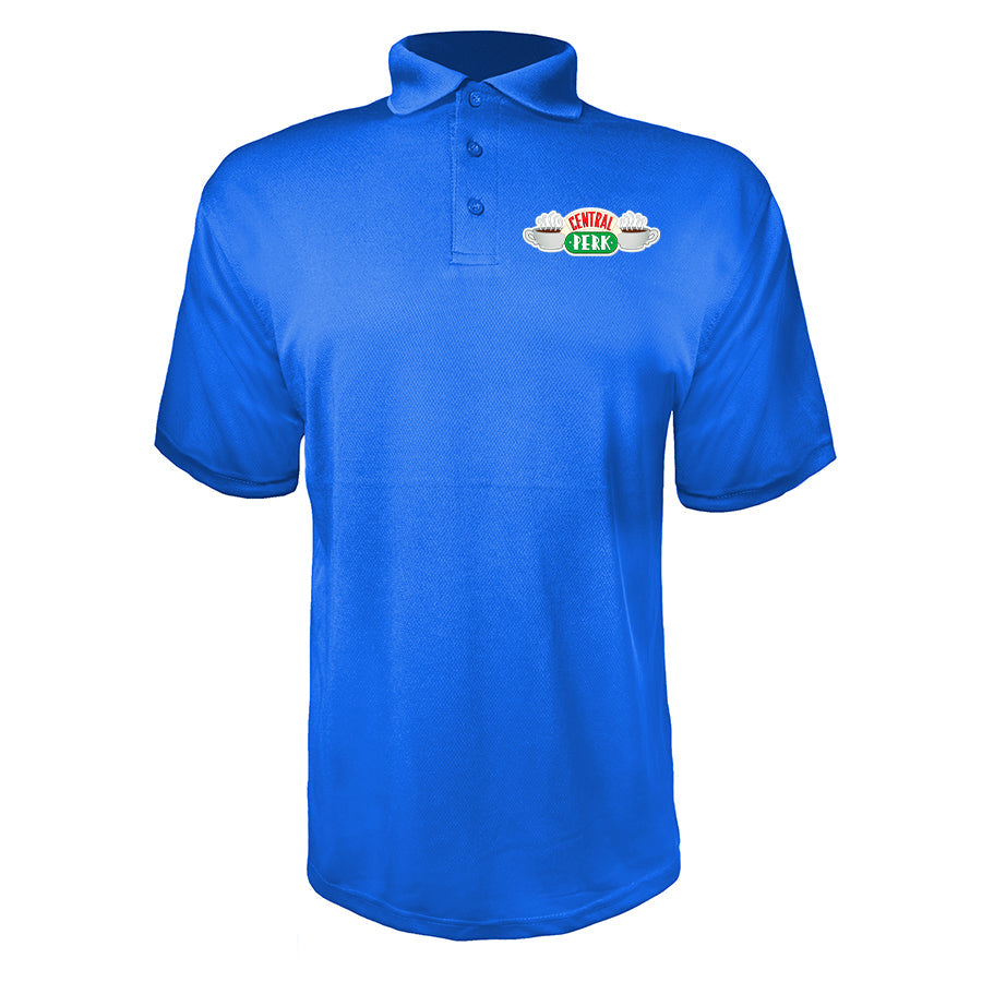 Men's Central Perk Friends Show Polyester Polo