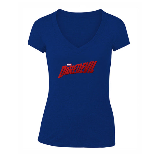 Women's Daredevil Marvel Superhero V-Neck T-Shirt