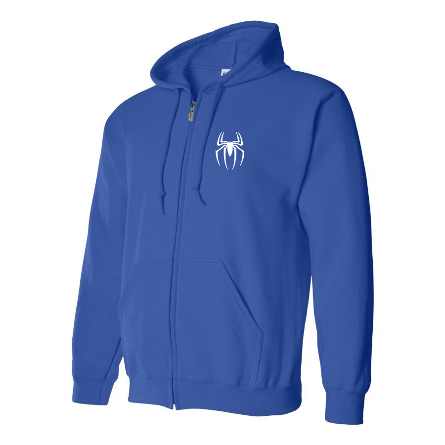Men's Spiderman Marvel Avengers Superhero  Zipper Hoodie