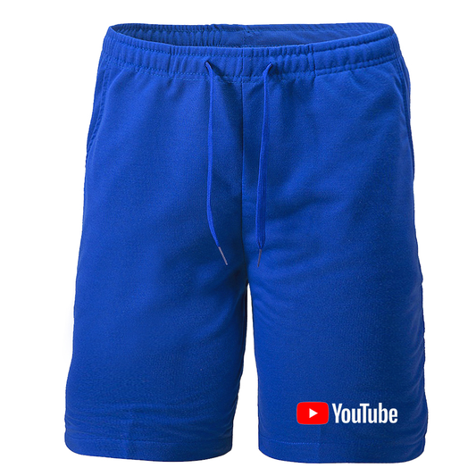 Men's YouTube Social Video Steaming Athletic Fleece Shorts