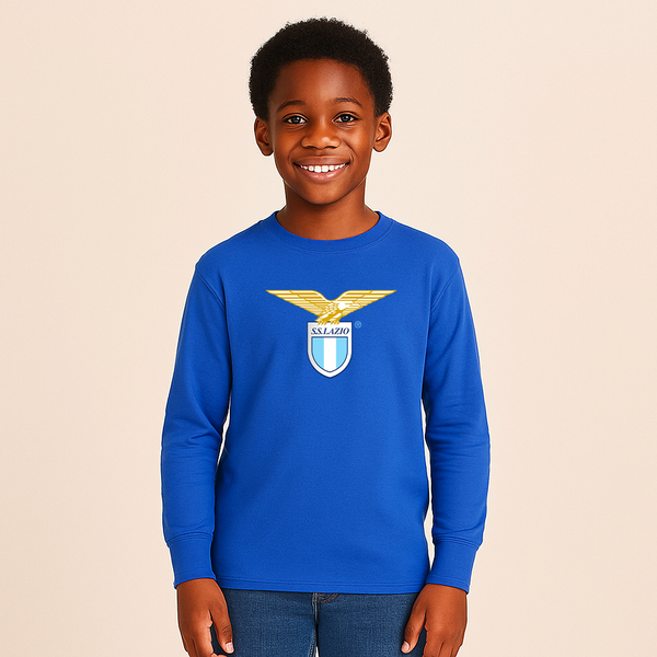 Youth Kids Lazio FC Long Sleeve T-Shirt