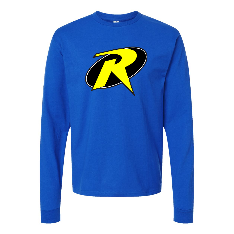 Men's Robin DC Comics Superhero Long Sleeve T-Shirt