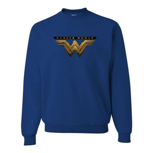 Men's Wonder Woman DC Superheros Crewneck Sweatshirt