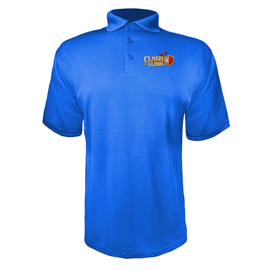 Men's Clash of Clans Game Polyester Polo