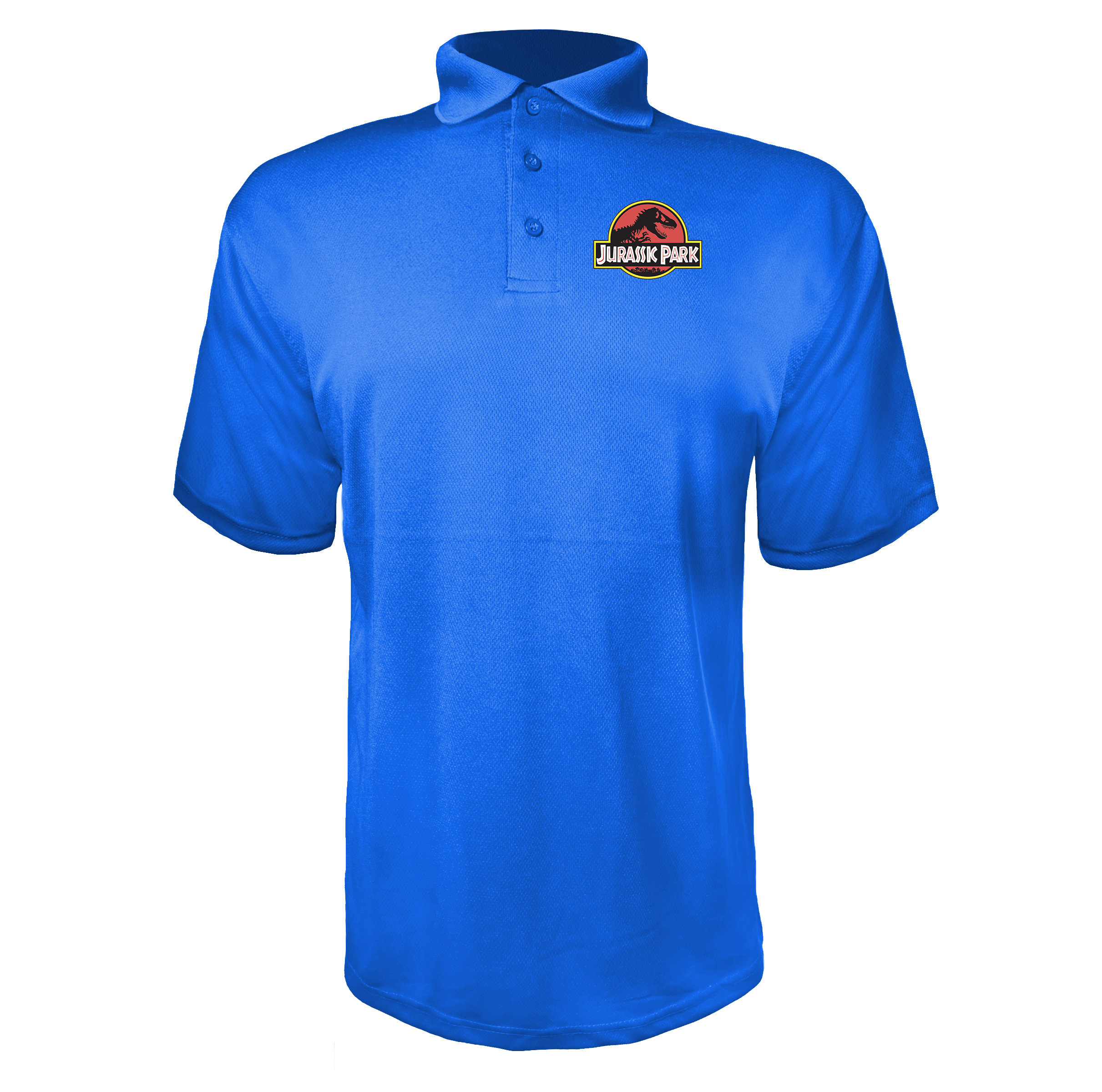 Men's Jurassic Park Movie Polyester Polo