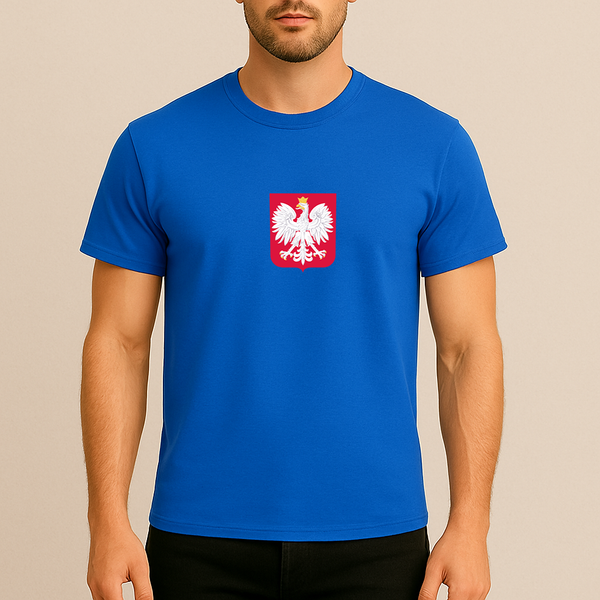 Men's Poland National Soccer Team Cotton T-Shirt