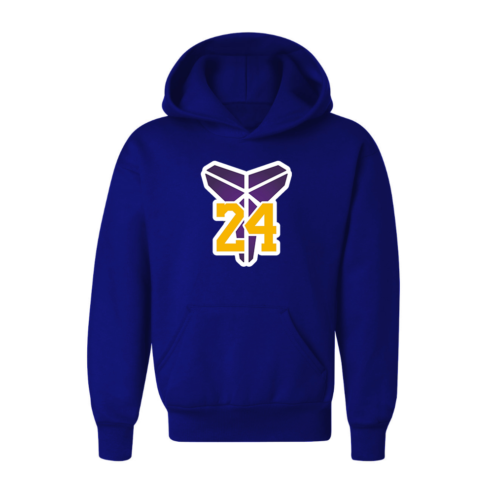 Youth Kids Kobe Bryant Mamba 24 Pullover Hoodie