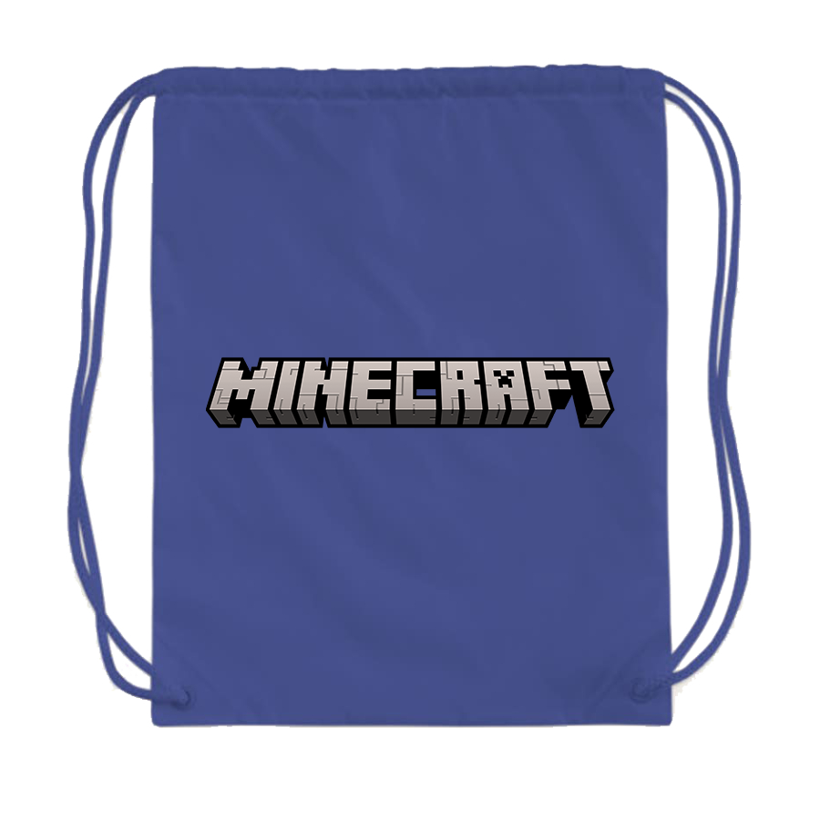 Minecraft Game Drawstring Bag