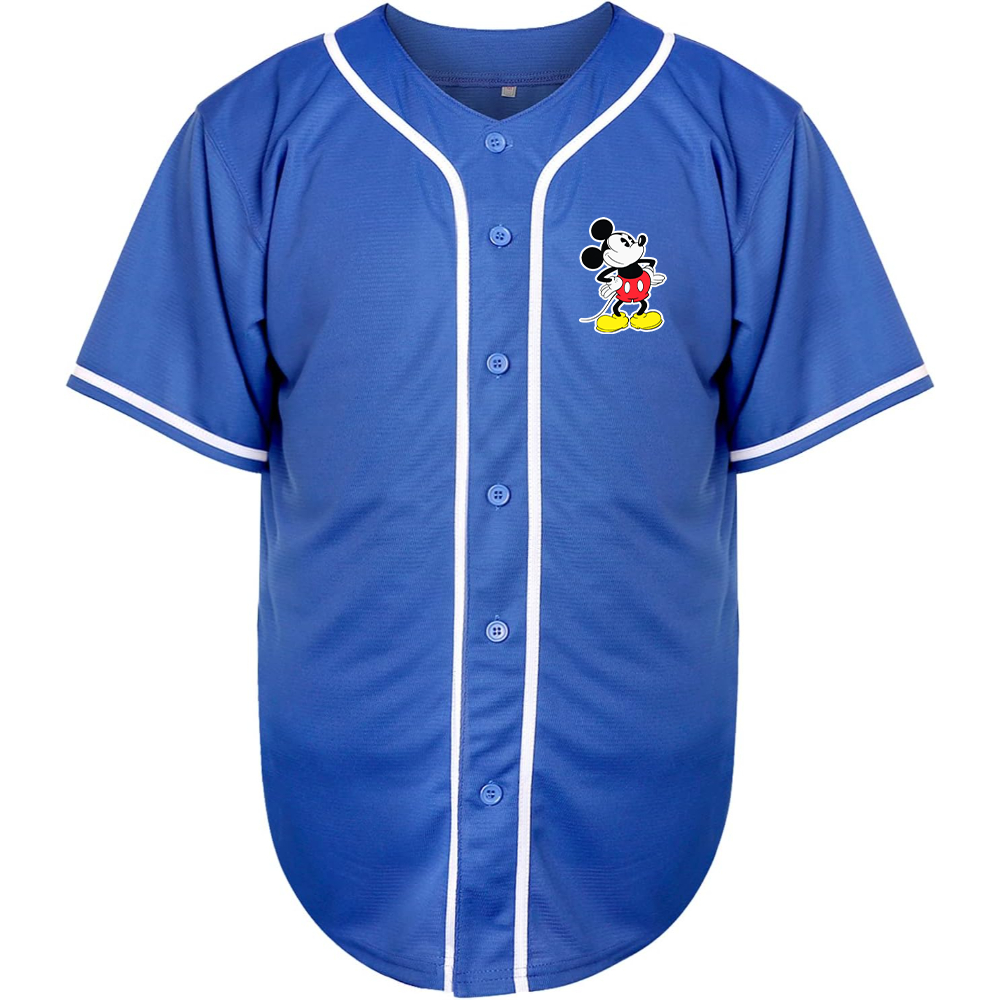 Men's Mickey Mouse Cartoon Baseball Jersey