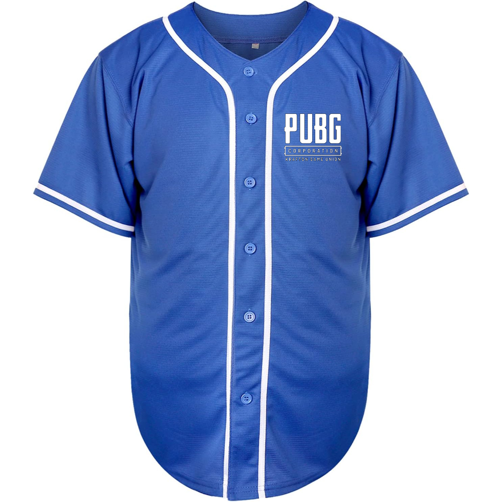 Men's PUBG Multiplayer Shooting Game Baseball Jersey