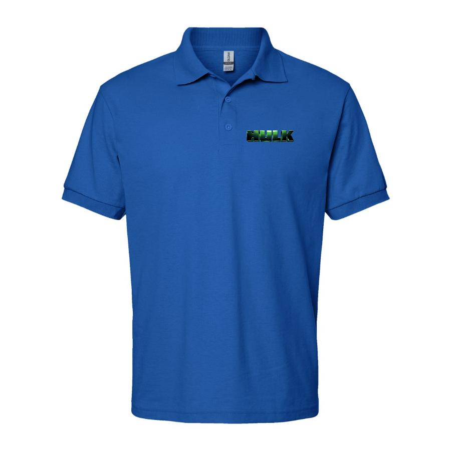 Men's The Hulk Marvel Superhero Dry Blend Polo