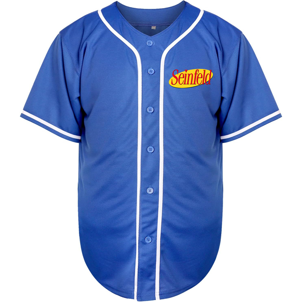 Men's Seinfeld Sitcom Show Baseball Jersey