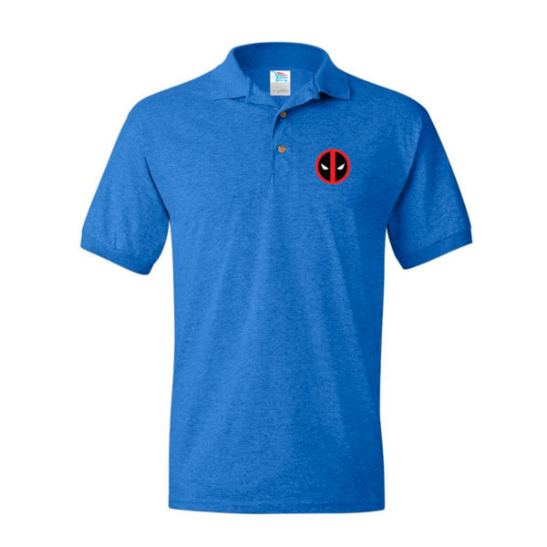 Men's Deadpool Marvel Superhero Dry Blend Polo