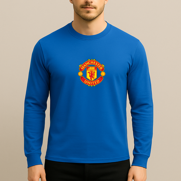 Men’s Manchester United Soccer Long Sleeve T-Shirt