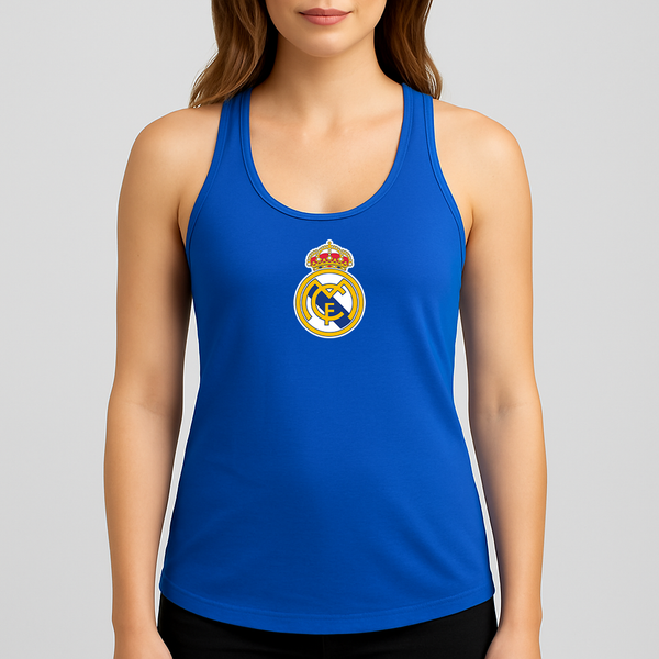 Women's Real Madrid Soccer Racerback Tank Top