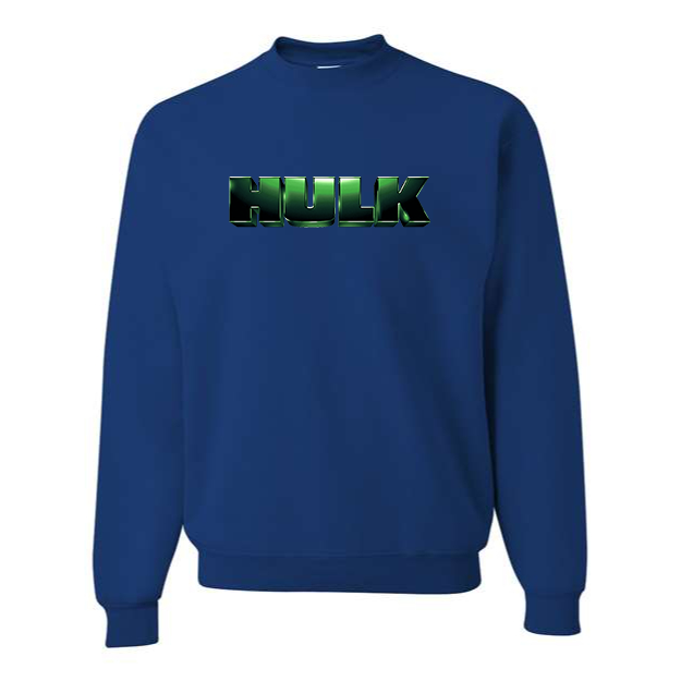 Men's The Hulk Marvel Superhero Crewneck Sweatshirt