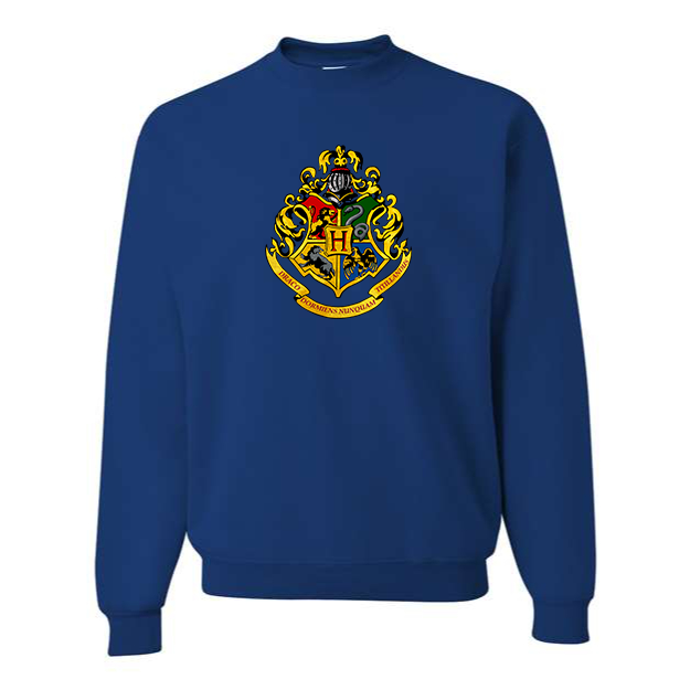 Men's Hogwarts Emblem Harry Potter Movie Crewneck Sweatshirt