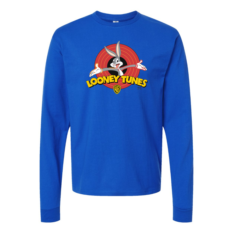 Men's Looney Tunes Warner Brothers Cartoon Long Sleeve T-Shirt