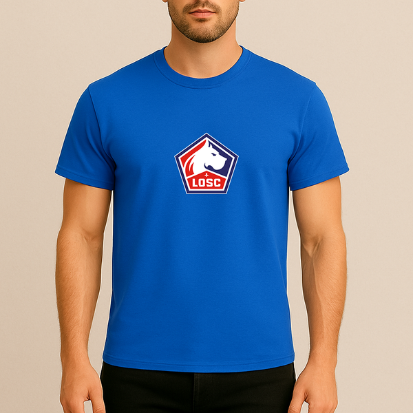 Men's Lille Olympique FC Cotton T-Shirt