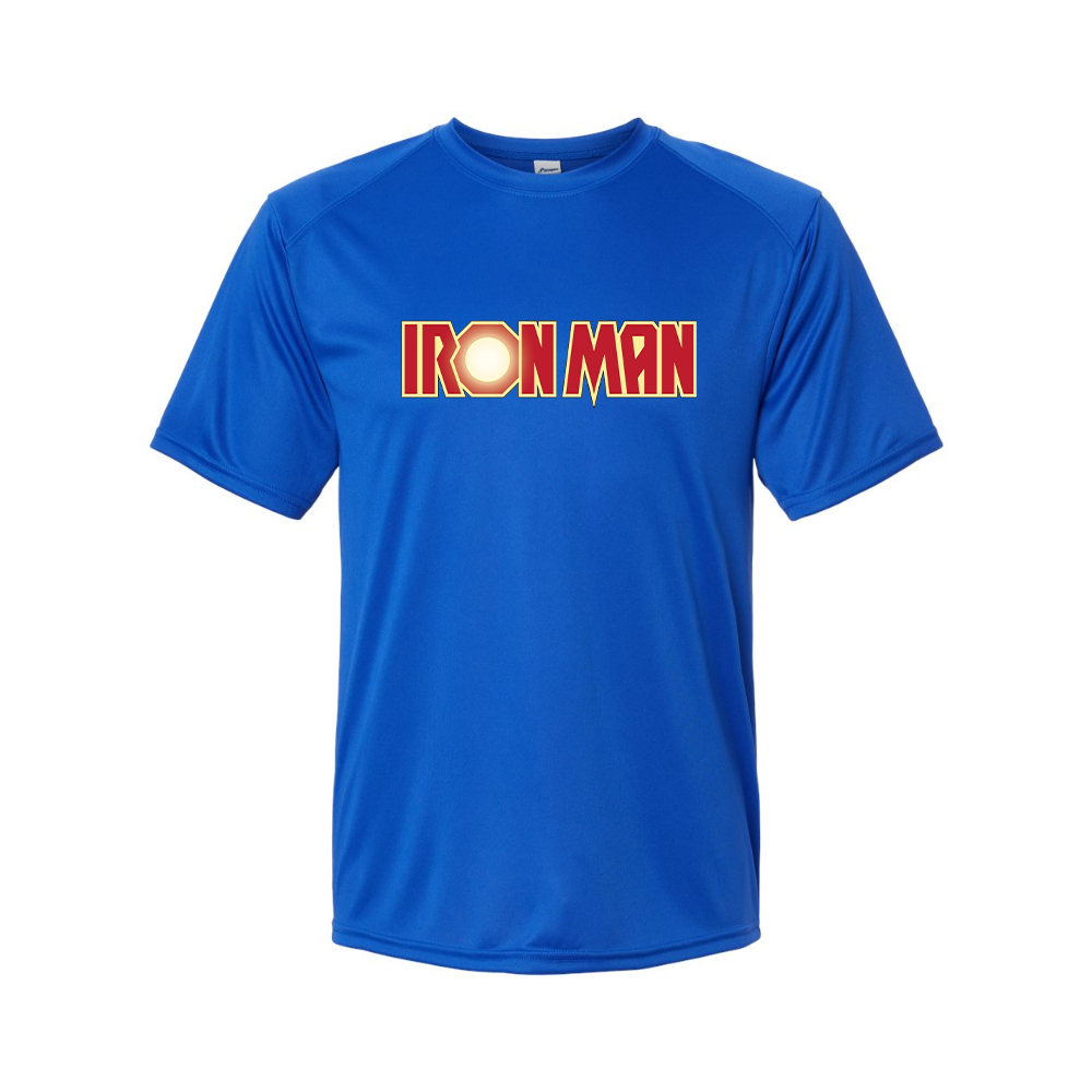 Men's Iron Man Marvel Superhero Polyester T-Shirt
