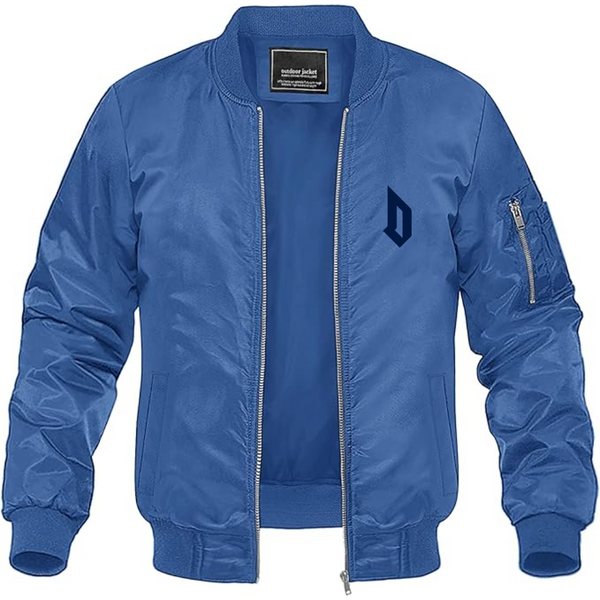 Men's  Duquesne Dukes Lightweight Bomber Jacket Windbreaker Softshell Varsity Jacket Coat